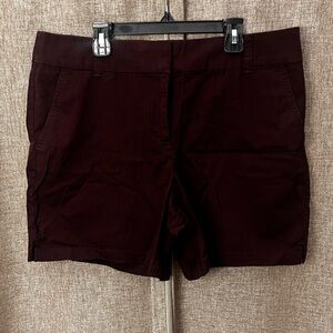 Ann Taylor Loft Women's Burgundy Shorts